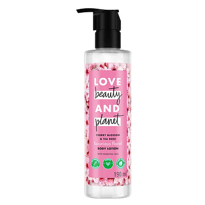 Love Beauty & Planet Cherry Blossom & Tea Rose Body Lotion - 190ml image