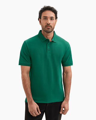 Ludic Core Polo - 240 GSM Pique Cotton Tshirts - Green image