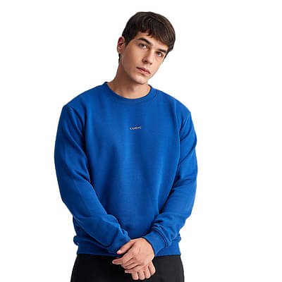 Ludic Evoke S - 320 Gsm | Regular Fit Sweatshirts | Navy Blue image