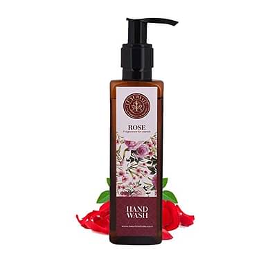 Luxuriate Fragnace For Hands Natural Rose Anti Bacterial Moisturizing Hand Wash Liquid Soap - 200 Ml image