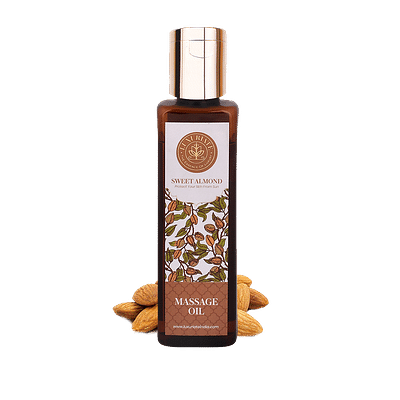 Luxuriate Natural Sweet Almond Massage Oil For Hair & Skin - 100Ml image