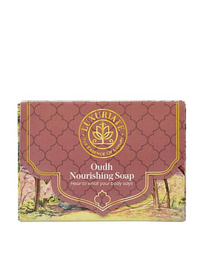 Luxuriate Naturally Oudh Nourishing Soap For Reduce Heat In The Body  - 125 Gm image