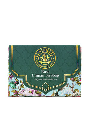 Luxuriate Rose Cinnamon Soap Bar For Helps In Skin Cell Growth - 125 Gm image