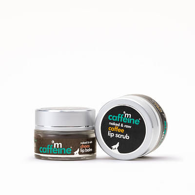 MCaffeine Lip Polishing Kit with Coffee Lip Scrub & Choco Lip Balm - 100% Vegan image