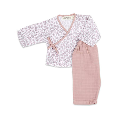 Masilo Organic Muslin Kimono Lounge Set - Meadow image