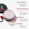 Mcaffeine Coffee & Berries Body Butter With Shea Butter - Deeply Moisturizes & Nourishes Dry Skin (100 Gm)