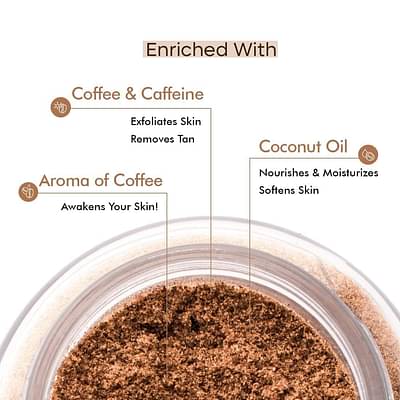 Mcaffeine Naked & Raw Coffee Body Scrub, 100 Gm image