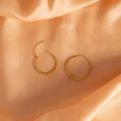 Mini Twisted Hoops image