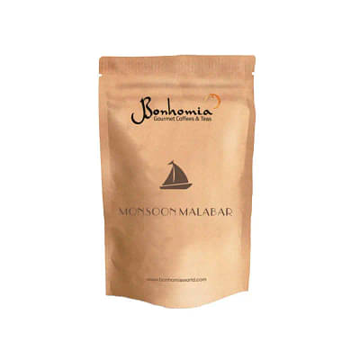 Monsoon Malabar |Mildly Strong Coffee Drip Bags | Pack Of 10 Easy Pour Coffee Brew Bags image