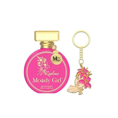 Moody Girl Zealous Luxury Perfume for Women with Key Charm 20ml image