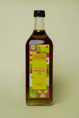 Mustard Oil | 1 Litre | Cold Pressed | Zero Additives image