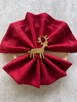 Napkin Ring - Reindeer (Set Of 4) image