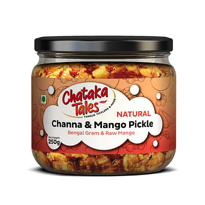 Natural Channa And Mango Pickle image