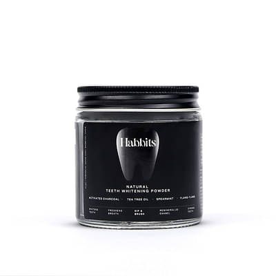 Natural Teeth Whitening Powder- Charcoal & Ylang-Ylang Mint (50 Gm) image