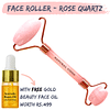Natural Vibes Rose Quartz Roller & Massager