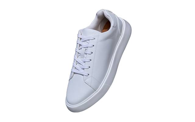 Neeman's Classic Solids For Men | Sneakers For Men | Durable, Flexible & Comfortable| White image