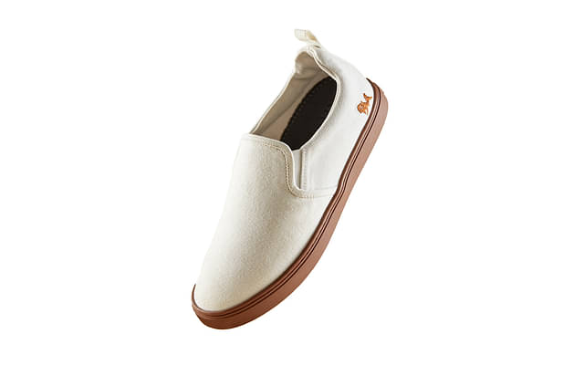 Neeman's Cotton Classic Slipon'S For Men & Women | Breathable, Comfortable & Flexible| Ivory Cream image