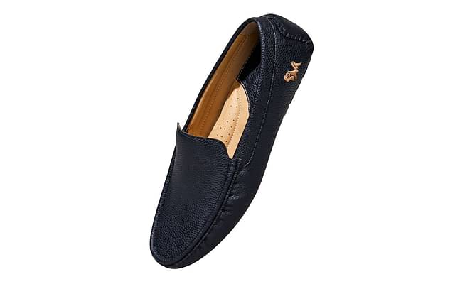 Neeman's Dapper Loafers For Men | Formal Shoes, Loafers For Men | Lightweight, Breathable, & Comfortable| Black image