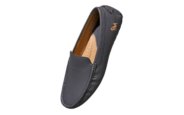 Neeman's Dapper Loafers For Men | Formal Shoes, Loafers For Men | Lightweight, Breathable, & Comfortable| Grey image