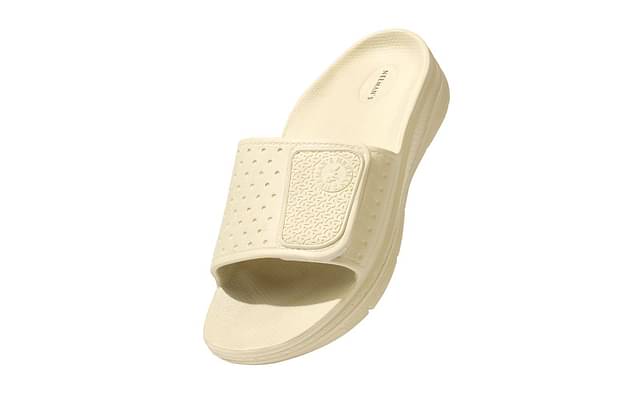 Neeman's Jumbo Slides For Men | Comfortable & Flexible Flip Flops| Beige image