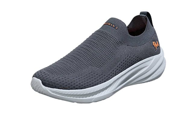 Neeman's Max Cushy Slipons For Men | Shoes For Men | Lightweight, Comfortable & Breathable Grey image