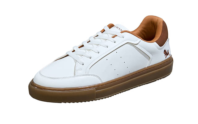 Neeman's The Comfy Sleeks For Men | Sneakers For Men | Lightweight, Comfortable & Breathable - White brown image