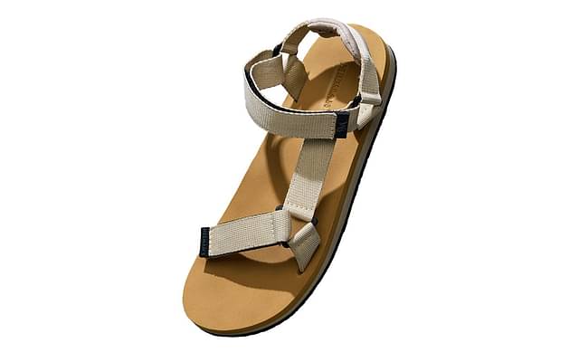 Neemans'S Airy Strap Sandals For Men | Lightweight Sandals Tan Beige image