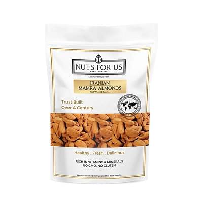 Nuts For Us Iranian Mamra Almond 250Gm image