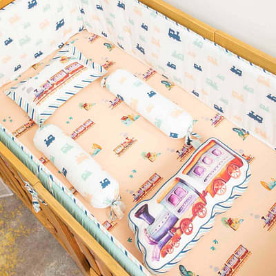 Ollie The Train - Cot Bedding Set image