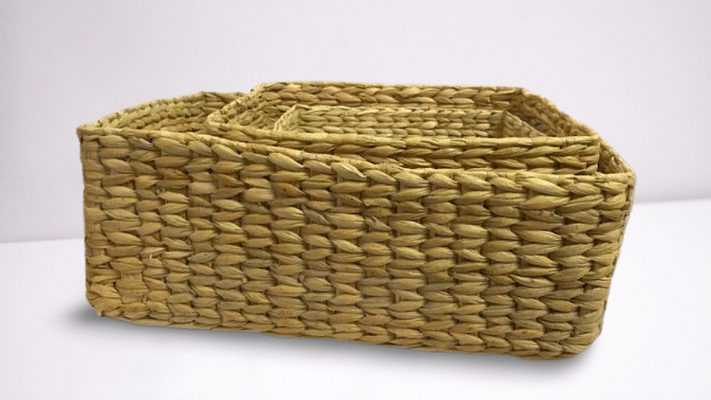 On Earth Set Of 3 Baskets - Water Reed |Kauna Grass image