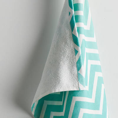 Oodaii Chevron Hammam Terry Hand Towel Chevron image