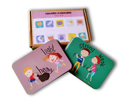 Opposites Flash Cards- Pack Of 32 image