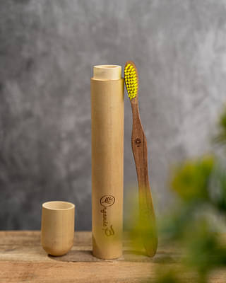 Organic B Eco Friendly Travel Case With Babul Toothbrush image