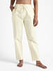 Organic Cotton & Natural Dyed Womens Lemon Yellow Color Slim Fit Pants