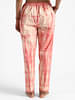 Organic Cotton & Natural Tie & Dye Womens Sun Orange Color Slim Fit Pants