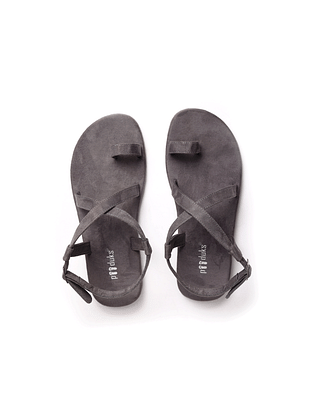 Paaduks | Sko Grey Flat Sandals For Men image