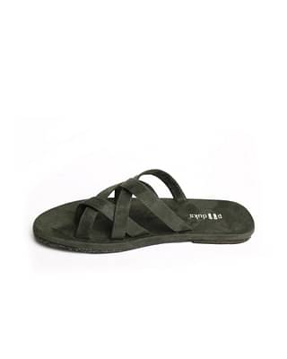 Paaduks Radial Flats For Men  Green image