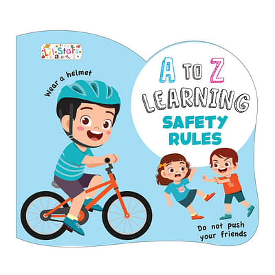 Pegasus A To Z Learning - Safety Rules  Board Book For Kids Children image