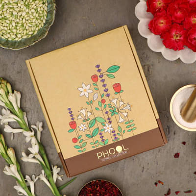 Phool Floral Gift Box - Natural Incense Collection (4 Fragrances) image