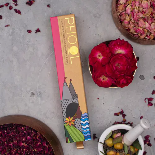 Phool Natural Incense Sticks - Indian Rose image