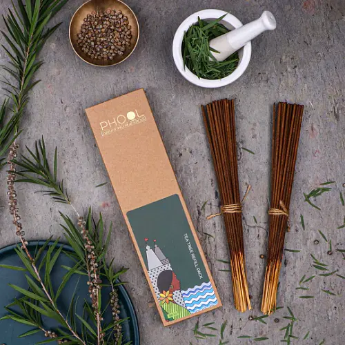 Phool Natural Incense Sticks Refill Pack - Tea Tree image