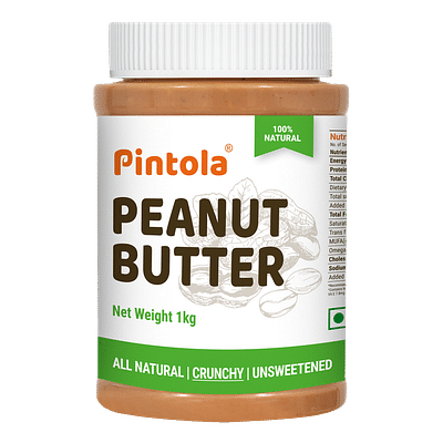 Pintola All Natural Peanut Butter Crunchy 1Kg image