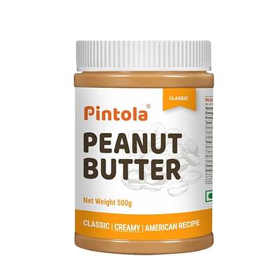 Pintola Classic Peanut Butter American Recipe - Creamy 500g image