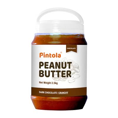 Pintola Peanut Butter Chocolate Flavour Crunchy - 18.6G Protein & 5.2G Dietary Fiber image