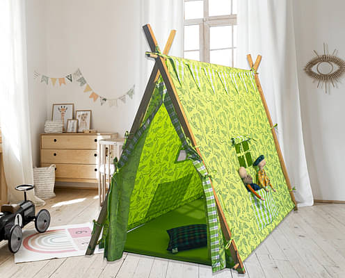 Play Tent - Crocodile With Checks image