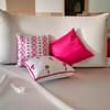 Playful Stitches Lux Pink Cushion Covers