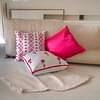 Playful Stitches Lux Pink Cushion Covers