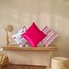 Playful Stitches Lux Pink Cushion Covers