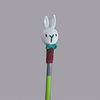 Plumtales Set Of 6 Handcrafted Amigurumi Pencil Topper Bunny _Random Color