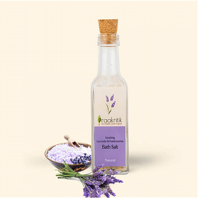 Praakritik Lavender Bath Salt 120 G image